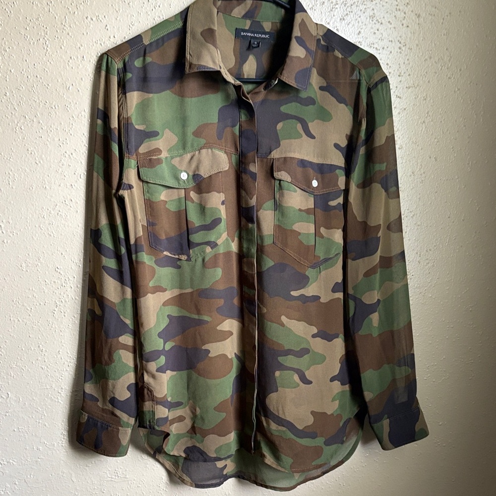 Banana Republic Camouflage Field Jacket